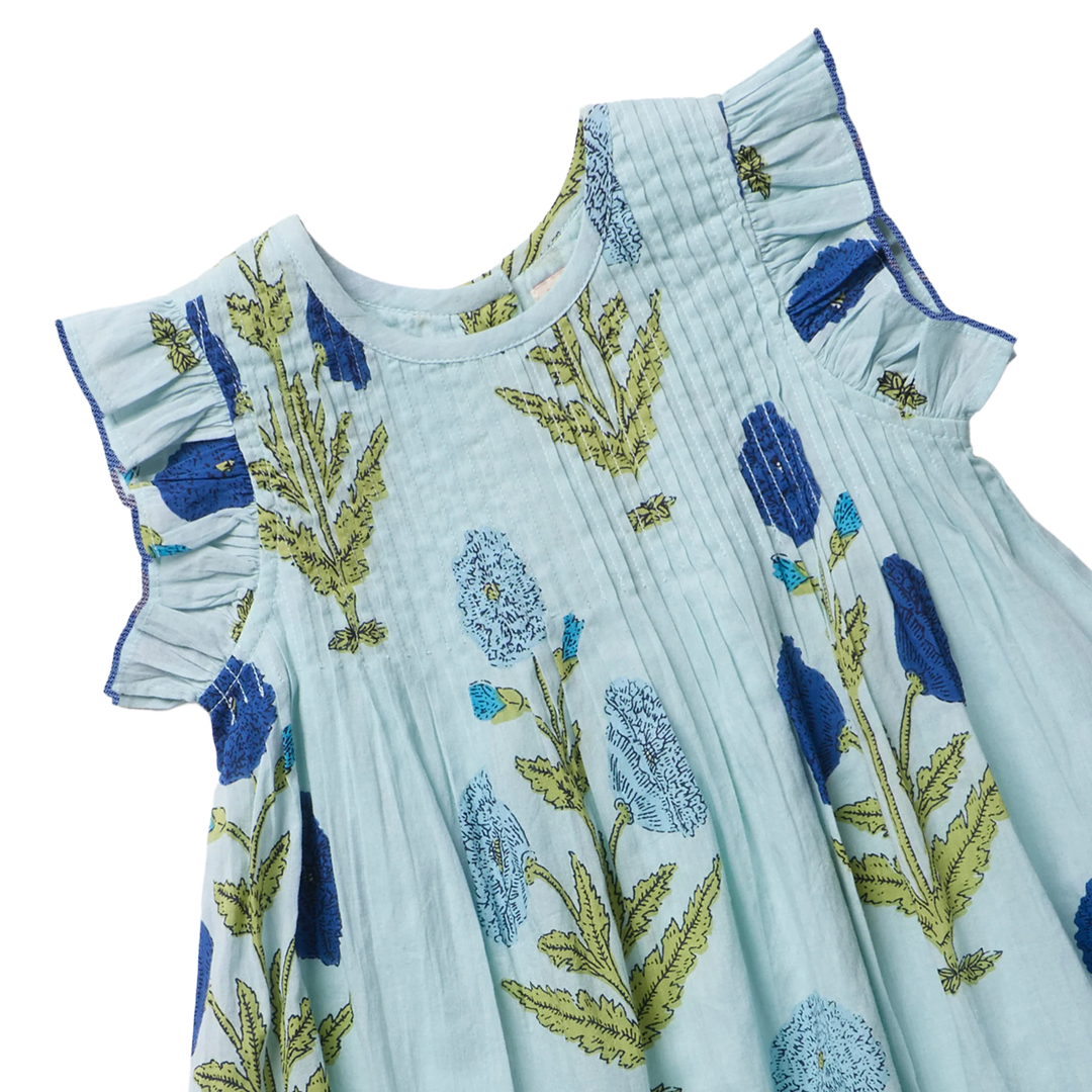 Girls Jaipur Dress Light Blue Dandelion