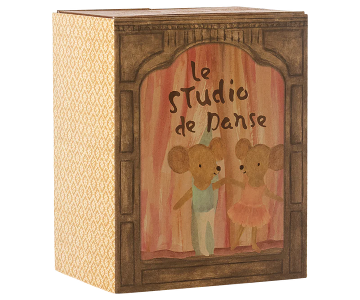 Ballet Mice in Dance Studio, Little Sister & Brother