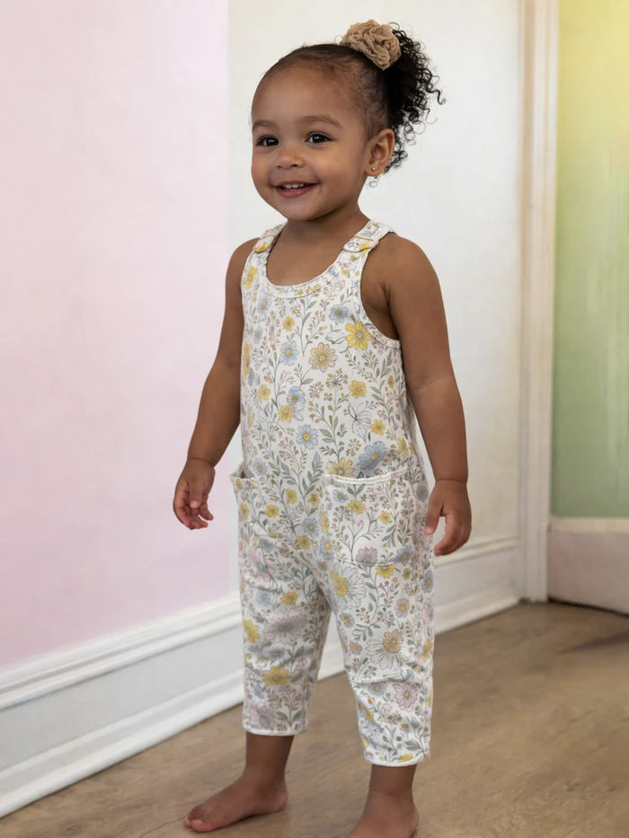 Cotton Tank Romper Wildflower