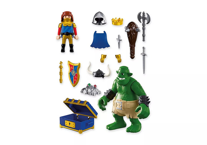 Troll with Lion Knight Treasure