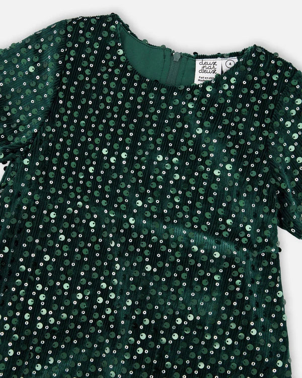 Velvet Sequin Party Dress