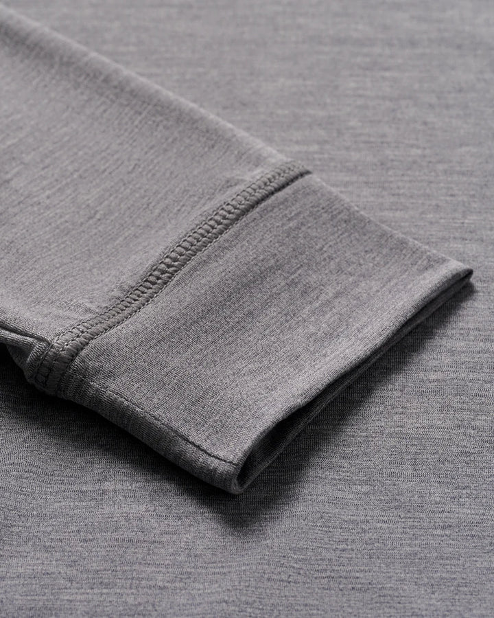 Durant Jr Long Sleeve Hooded T-Shirt Heathered Navy