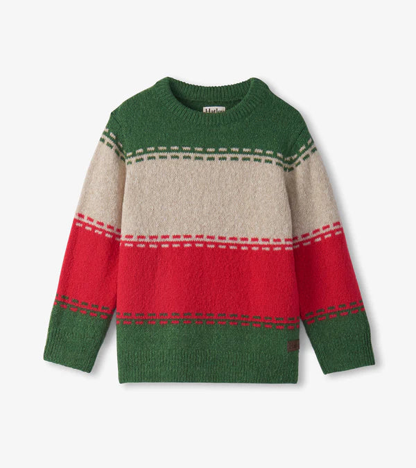 Holiday Combo Crew Neck Sweater