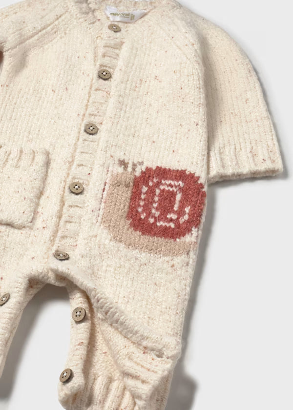 Knit Snail Romper