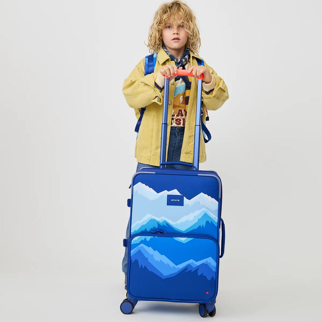 Logan Carry On Suitcase Mountains