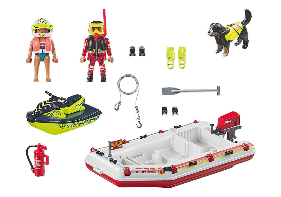 Fireboat with Water Scooter