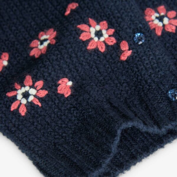 Floral Cardigan Sweater