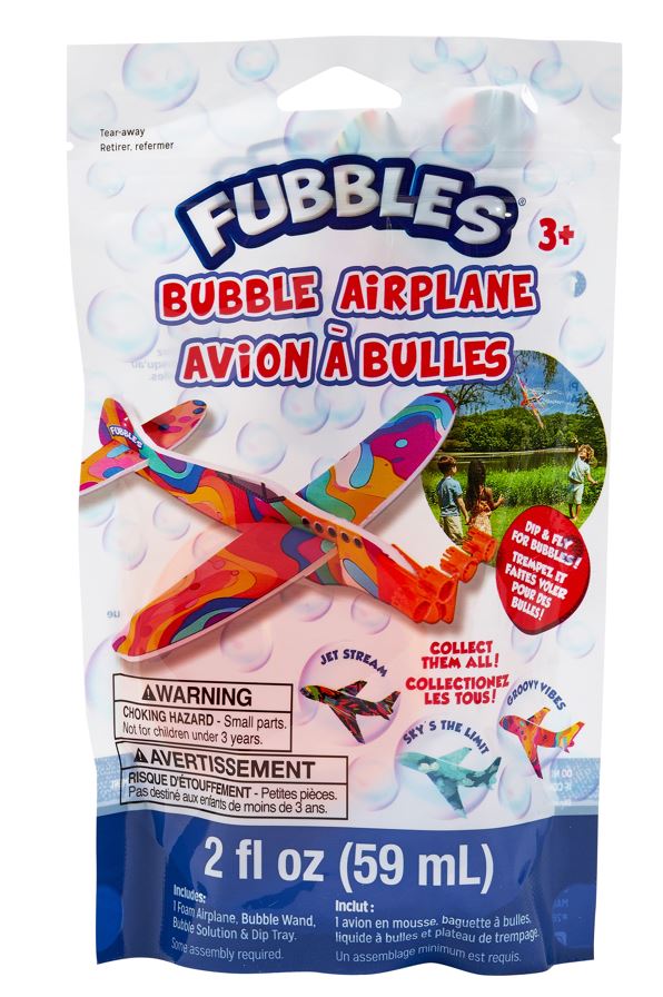 Fubbles Bubble Airplane