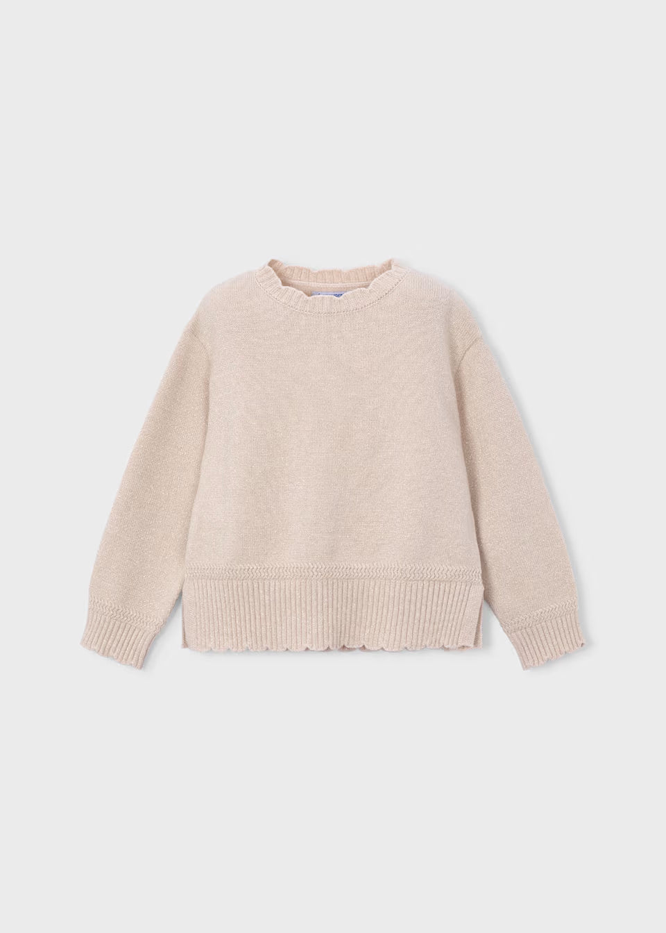 Gold Shimmer Knit Sweater