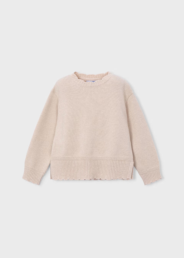 Gold Shimmer Knit Sweater