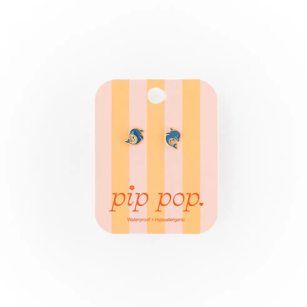 Dolphin Stud Earrings