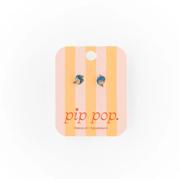 Dolphin Stud Earrings