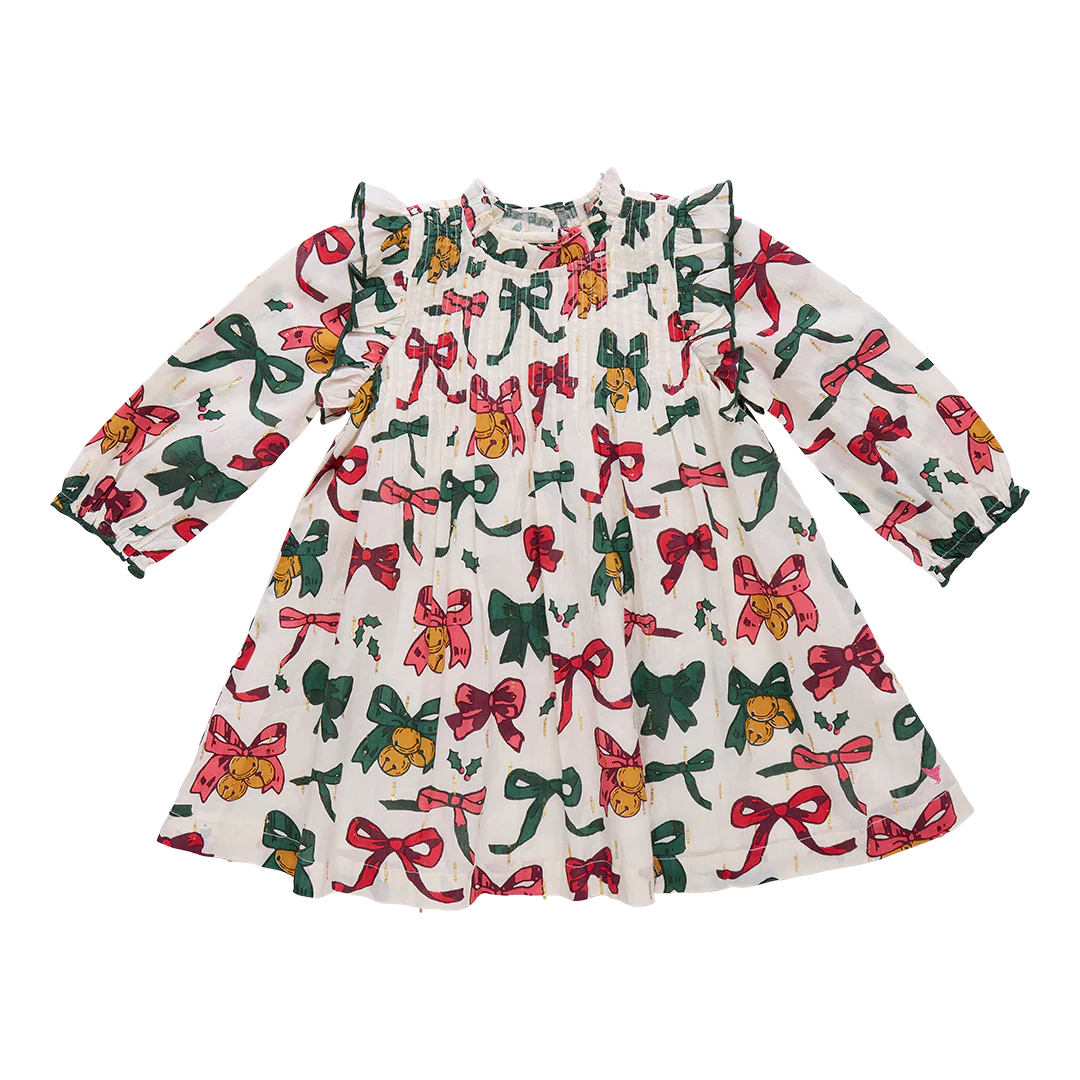 Jaipur Dress Christmas Bows & Bells