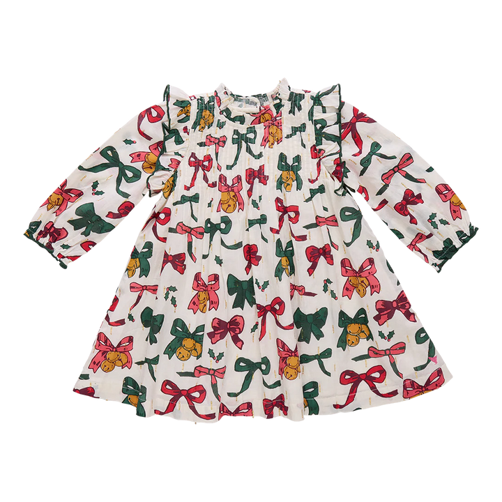 Jaipur Dress Christmas Bows & Bells