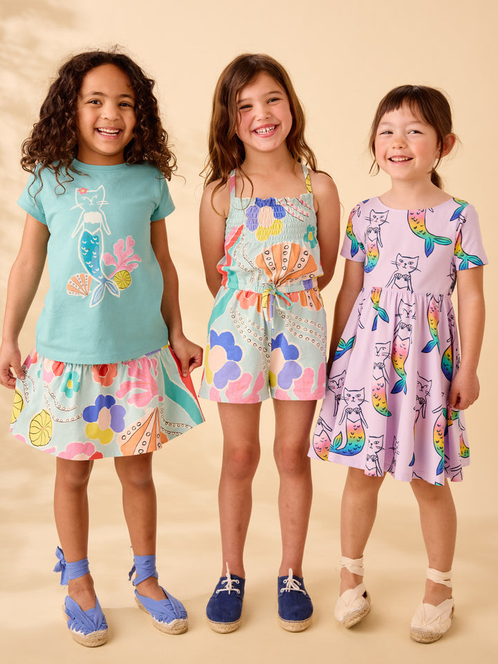 Sport Skort Sea Floral