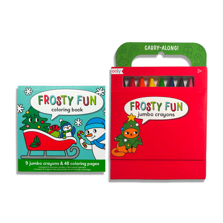 Carry-Along Coloring Book Set Frosty Fun