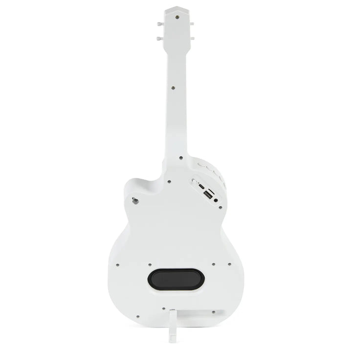 Rock Star Guitar &amp; Microphone Karaoke Set-White
