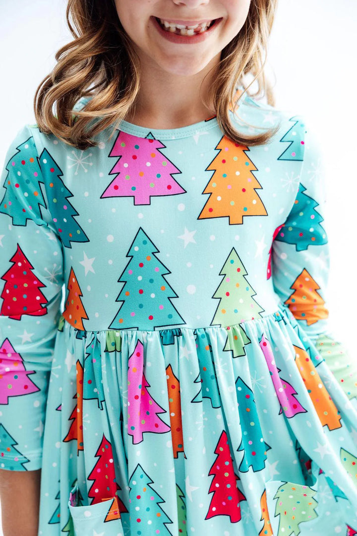 Oh Christmas Tree Twirl Dress