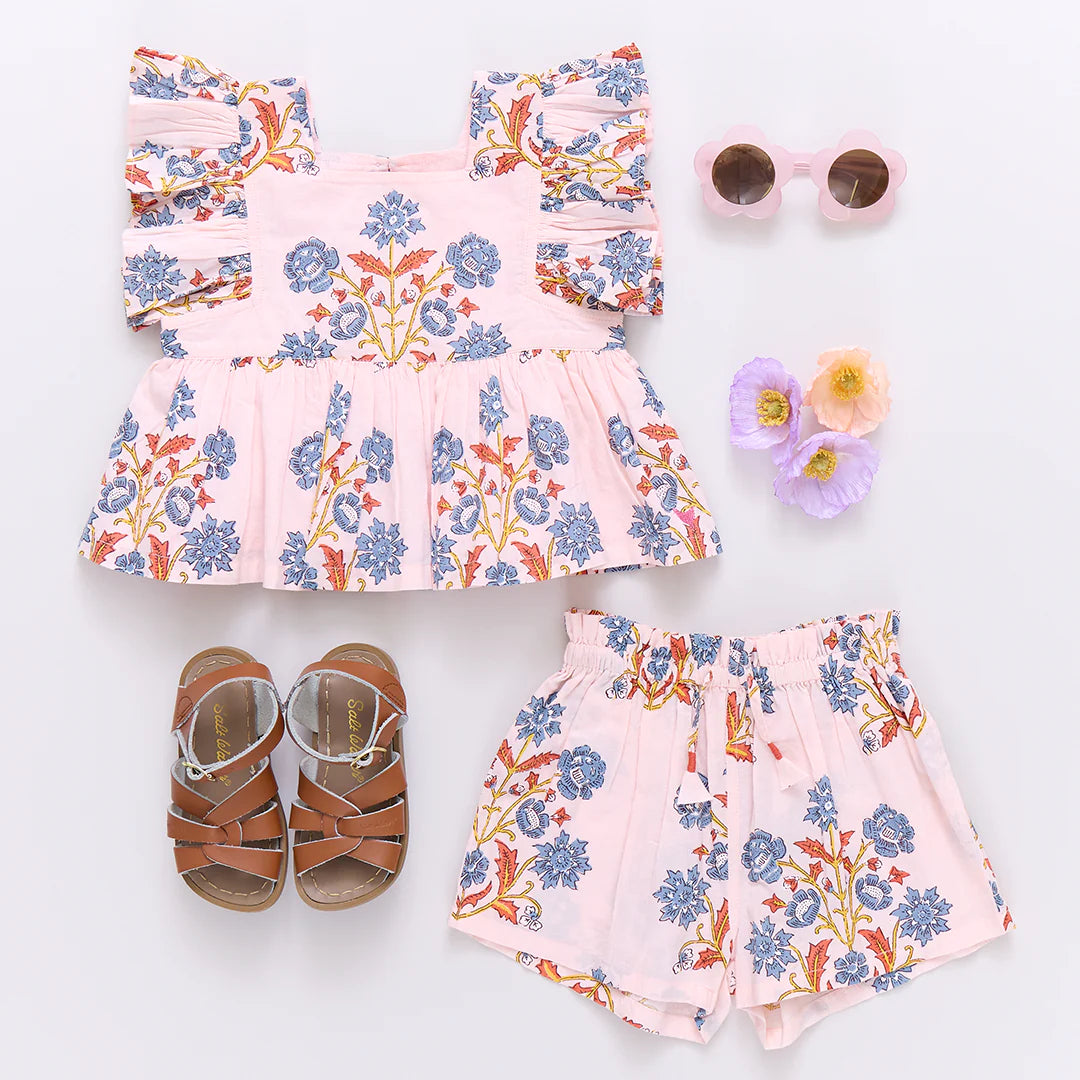 Elsie 2 piece Set Pink Provence Floral