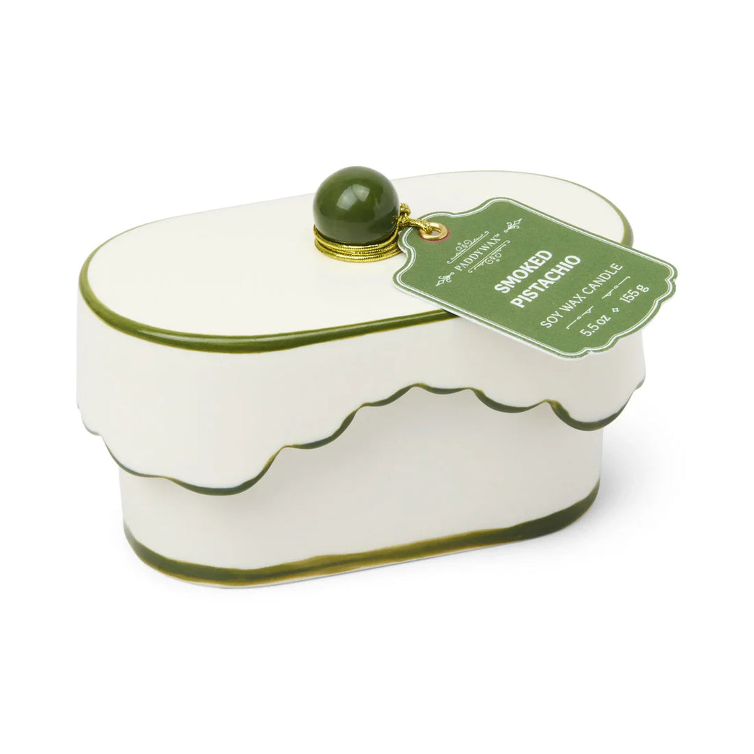 Chérie 5.5 oz Ceramic Candle Smoked Pistachio