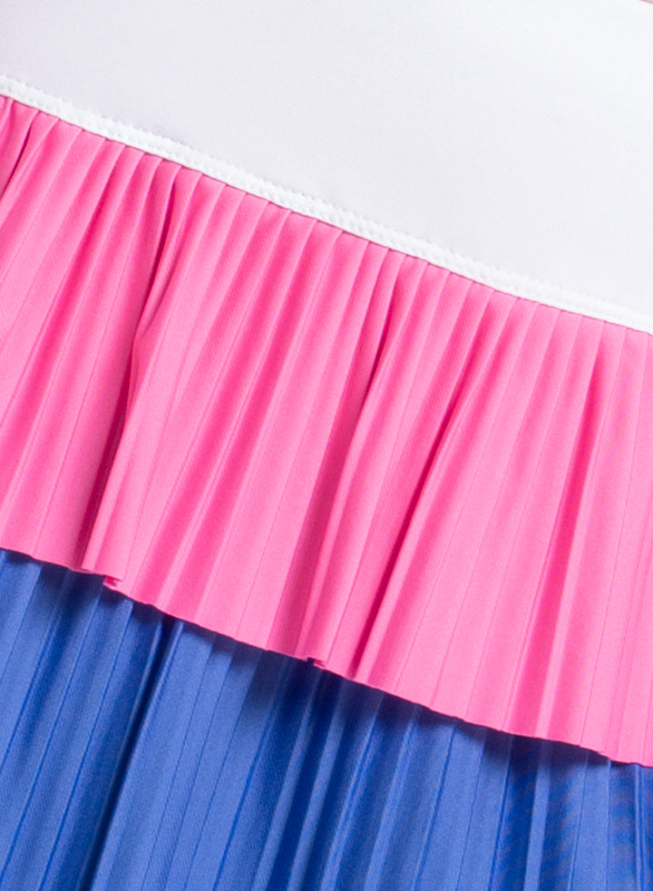 Doubles Pleated Skirt – Parisian Blue