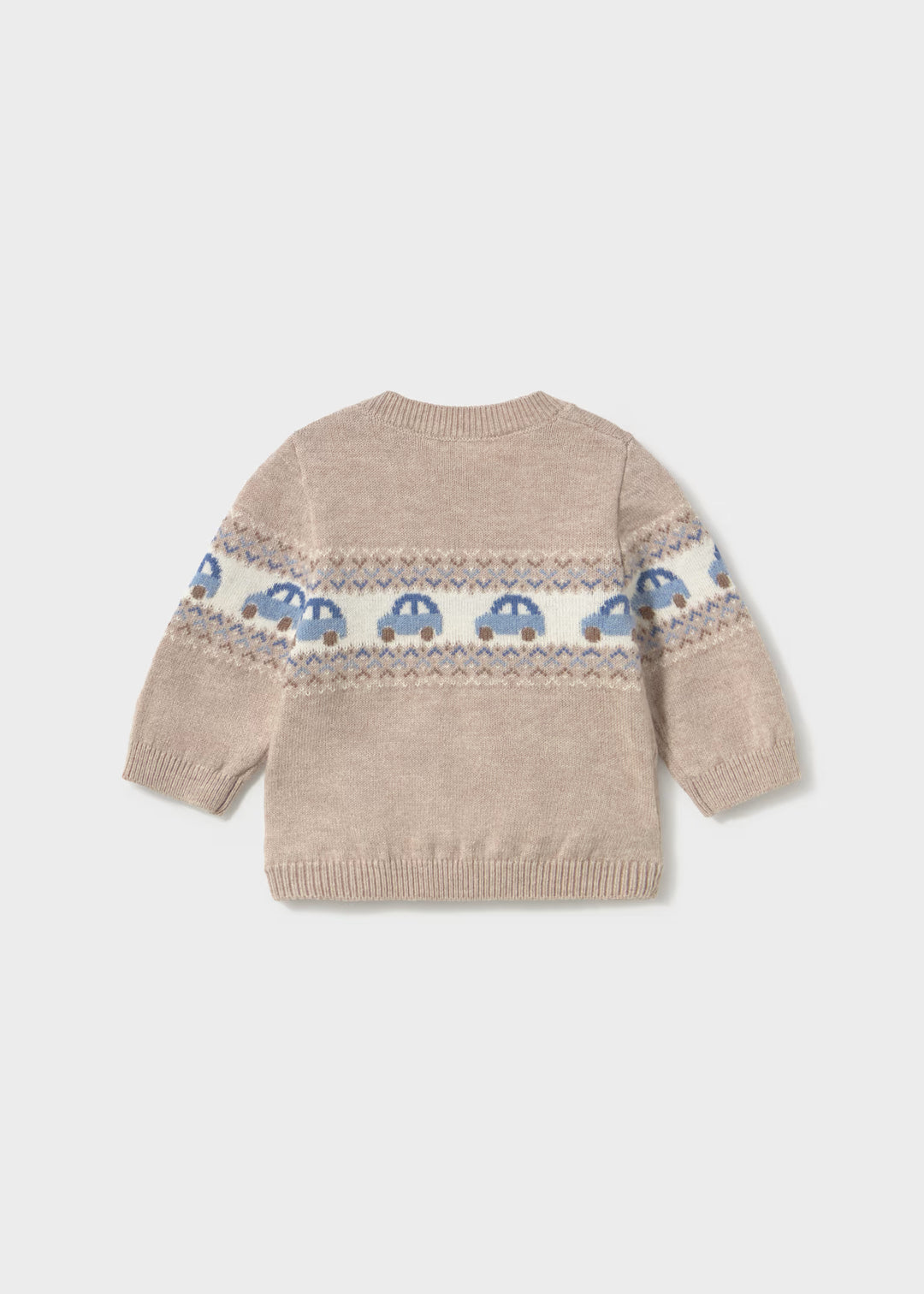Jacquard Car Sweater