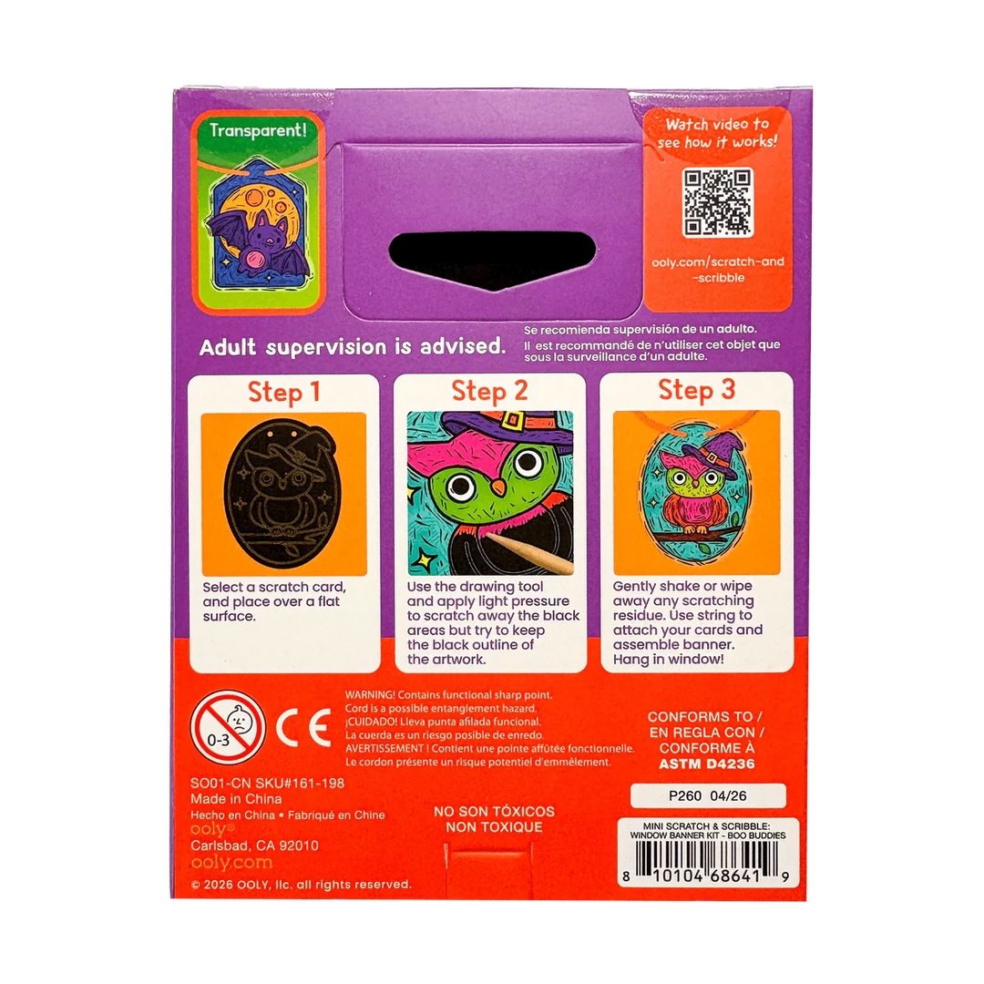 Mini Scratch & Scribble Window Banner Kit