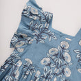 Load image into Gallery viewer, Blue Bouquet Floral Elsie Dress
