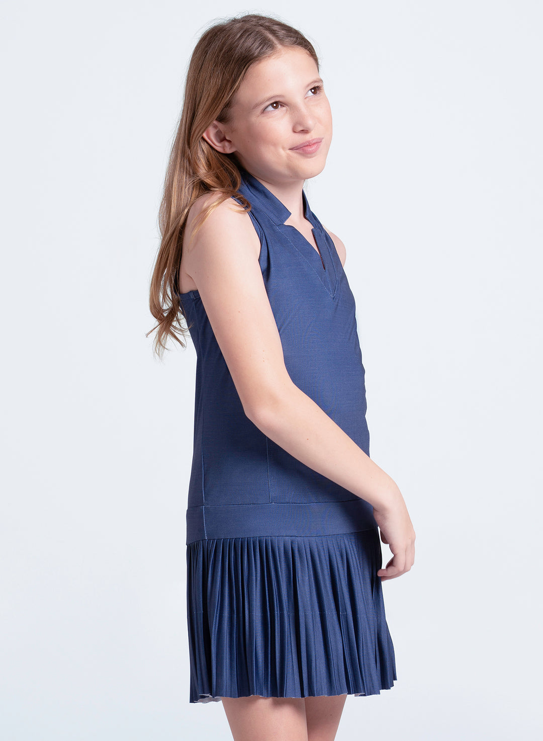 Pleated Chi Chi Dress