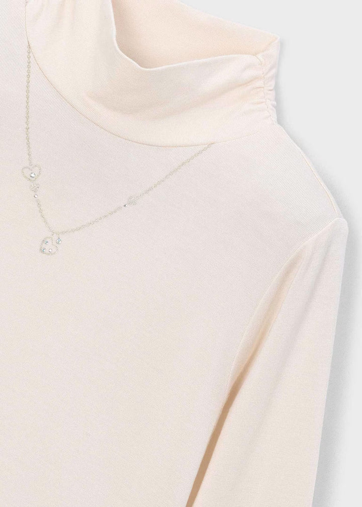 Necklace Turtleneck Sweater