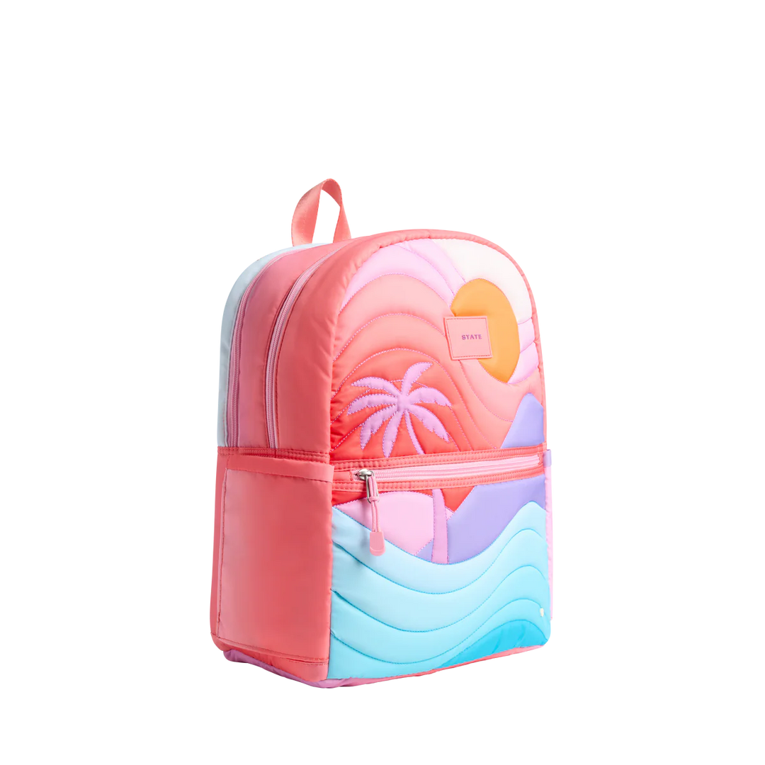 Kane Double Pocket Backpack – Sunset Puffer