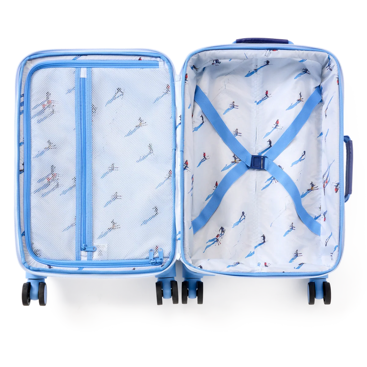 Gray Malin Logan Carry On Suitcase Deer Valley Skiers