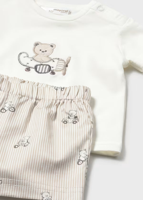 Teddy Bear T-shirt Short Set