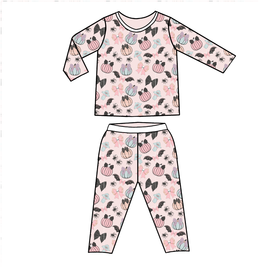 Pumpkin Bows Bamboo Pajama