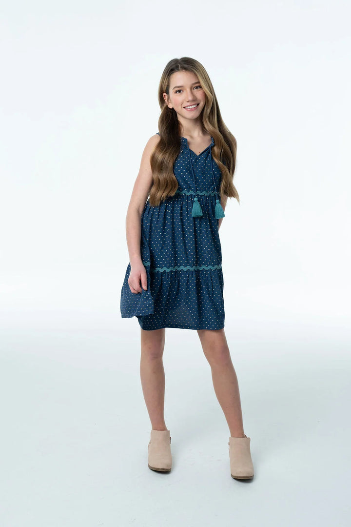 Layla Dress – Crepe Polka Dot
