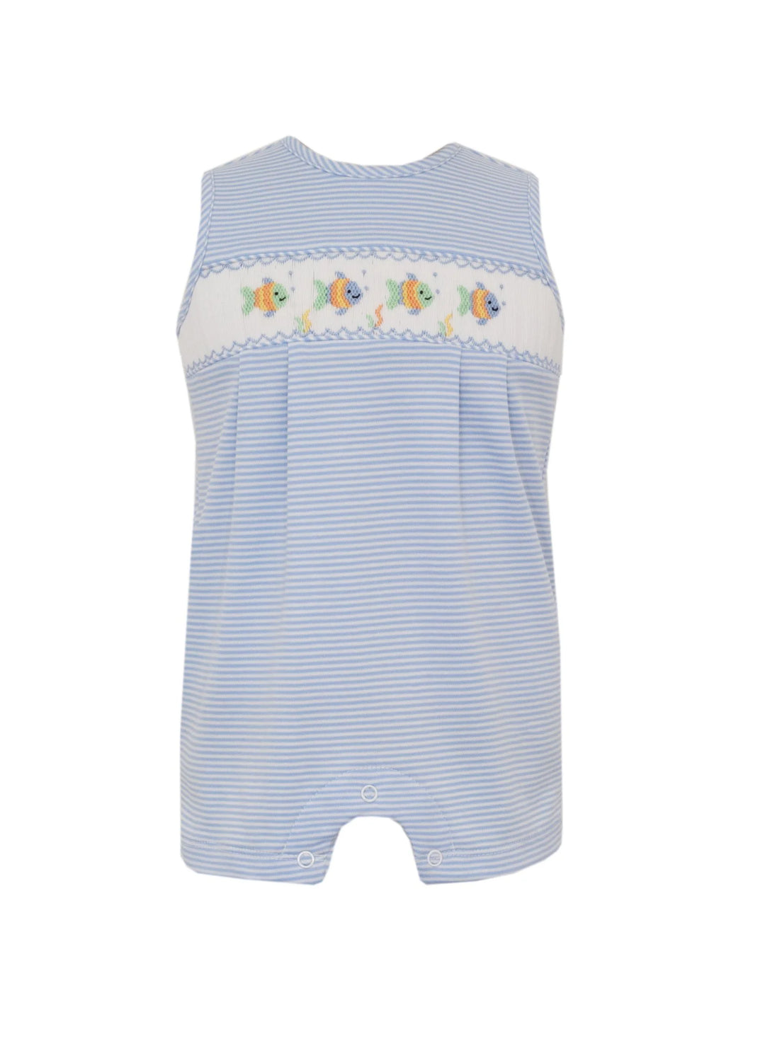 Blue Knit Stripe Boy's Jon Jon