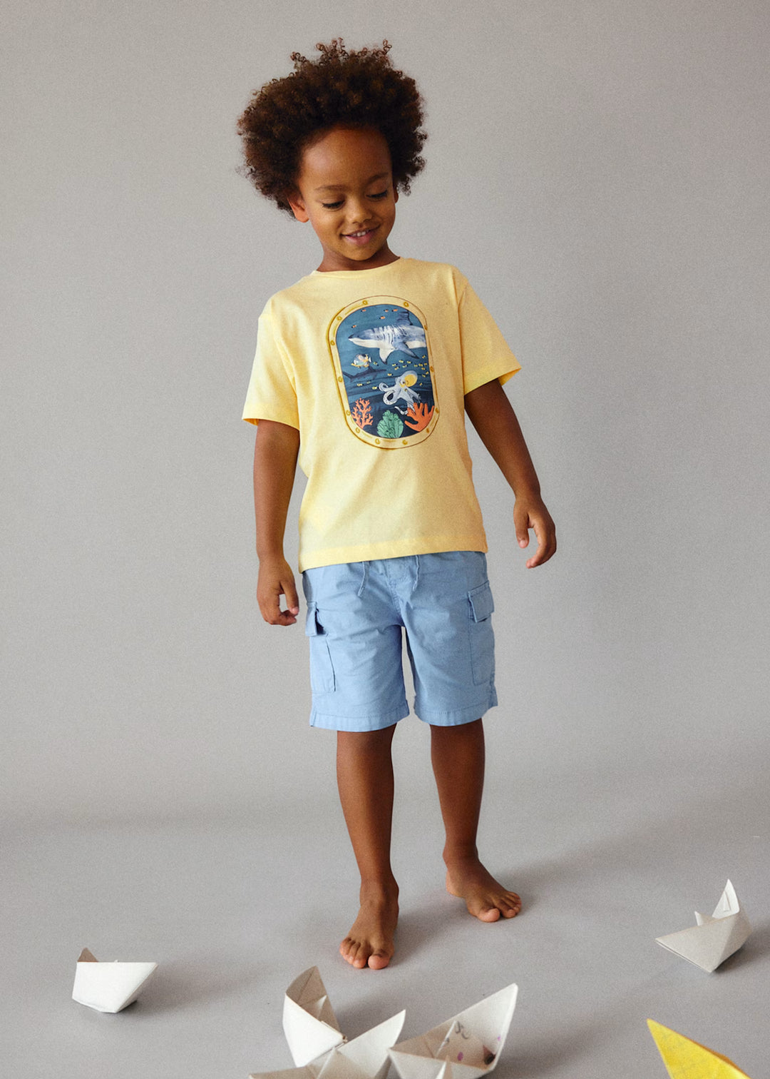 Submarine Window Graphic Tee Shirt