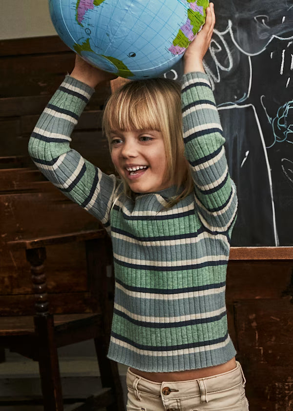 Striped Ribbed Longsleeve