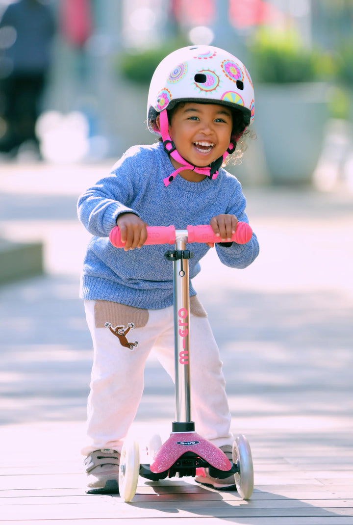 Mico Mini Glitter LED Scooter
