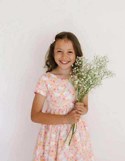 Classic Twirl in Bunny Field Dress