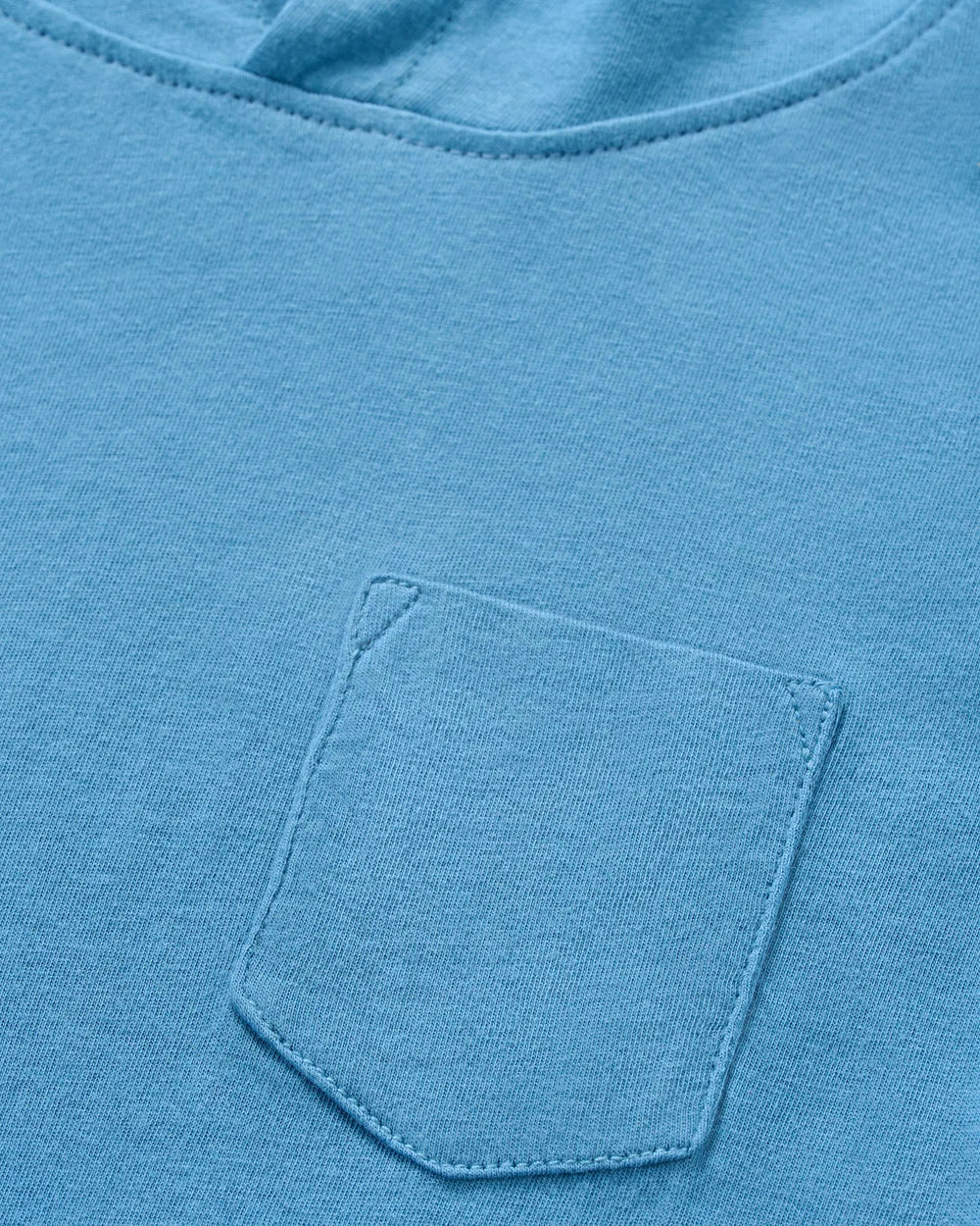The Edd Long Sleeve Hooded Pocket T-Shirt Sailor