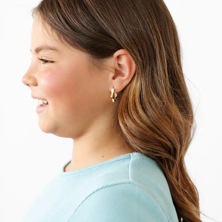 Star Hoop Earrings