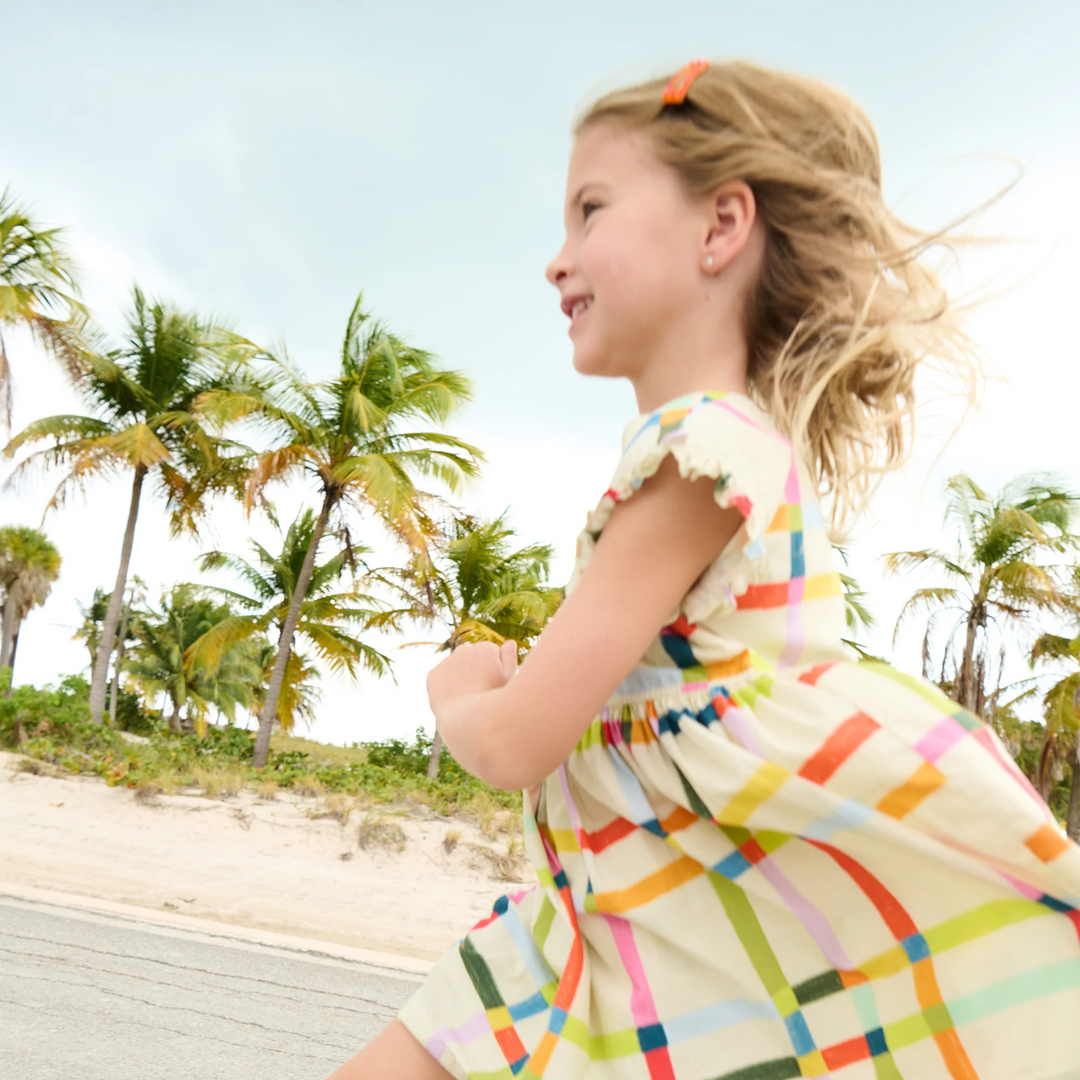 Multi Tattersall Adaline Dress