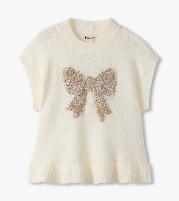 Gold Bow Everywhere Sweater Vest