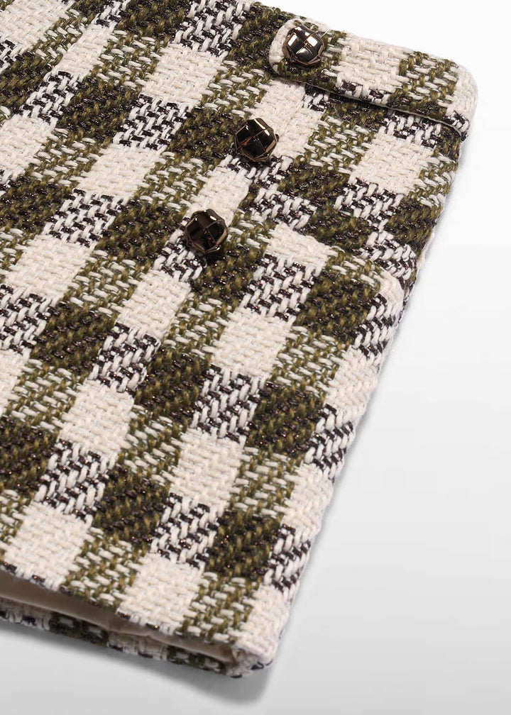 Houndstooth Short