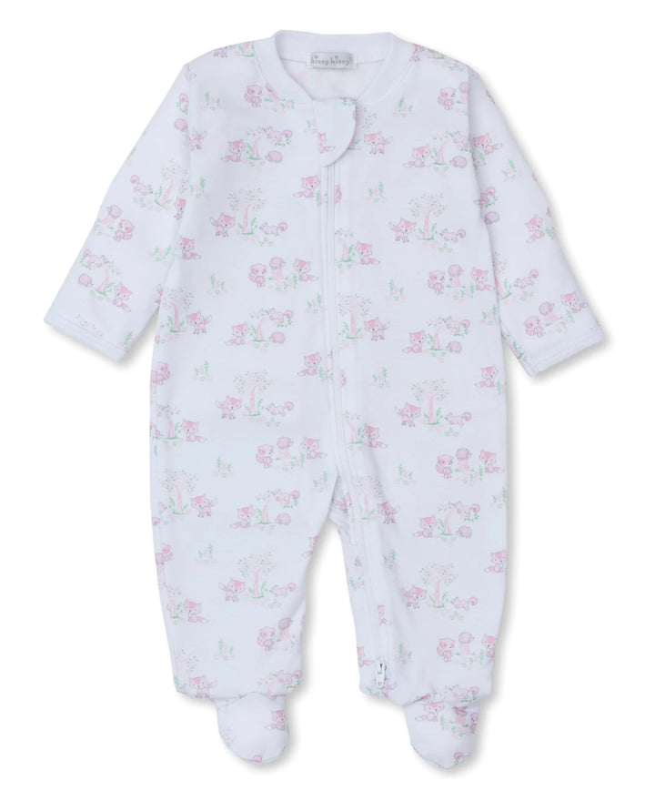 Kissy Kissy Pink Forest Fun Footie