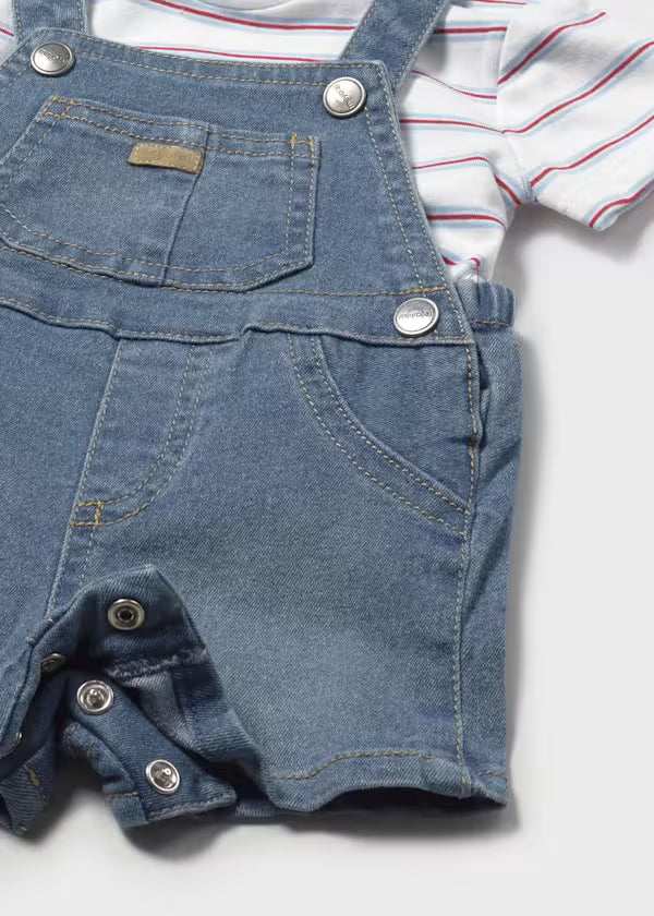 Dungaree & T-shirt Set