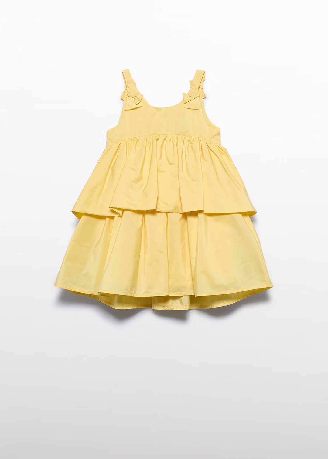 Ruffled Taffeta Dress