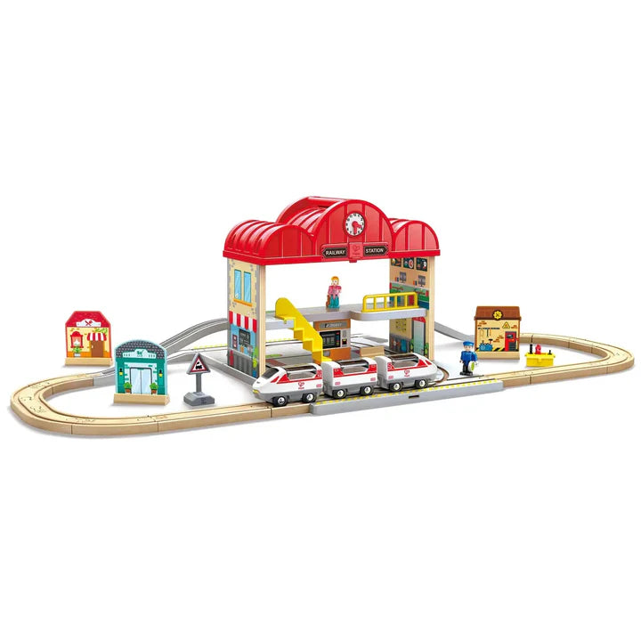 Portable Train Station Set