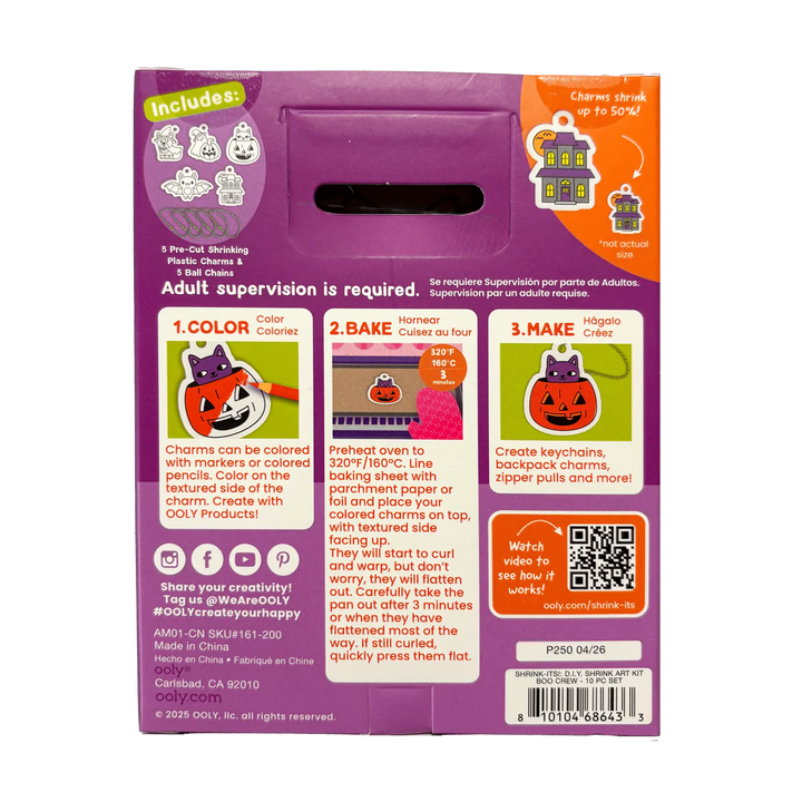 Mini Shrink-Its! D.I.Y. Shrink Art Kit Boo Crew